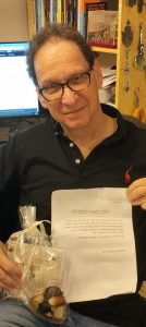 שי מפנחס סגל+מכתב תודה לגבע גזית